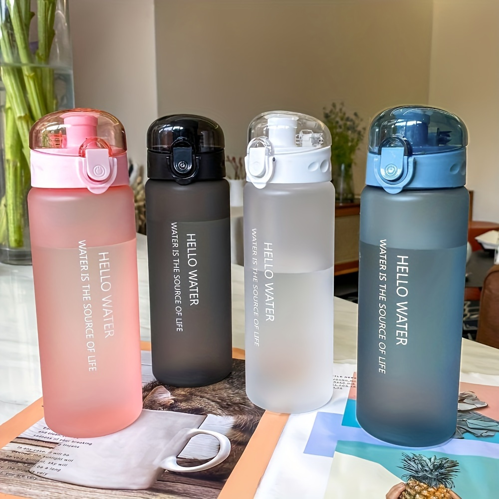 Sports Water Bottle: Leak-proof, Portable, Detachable Strap & Straw Lid -  Perfect For Fitness, Gym & Training! - Temu