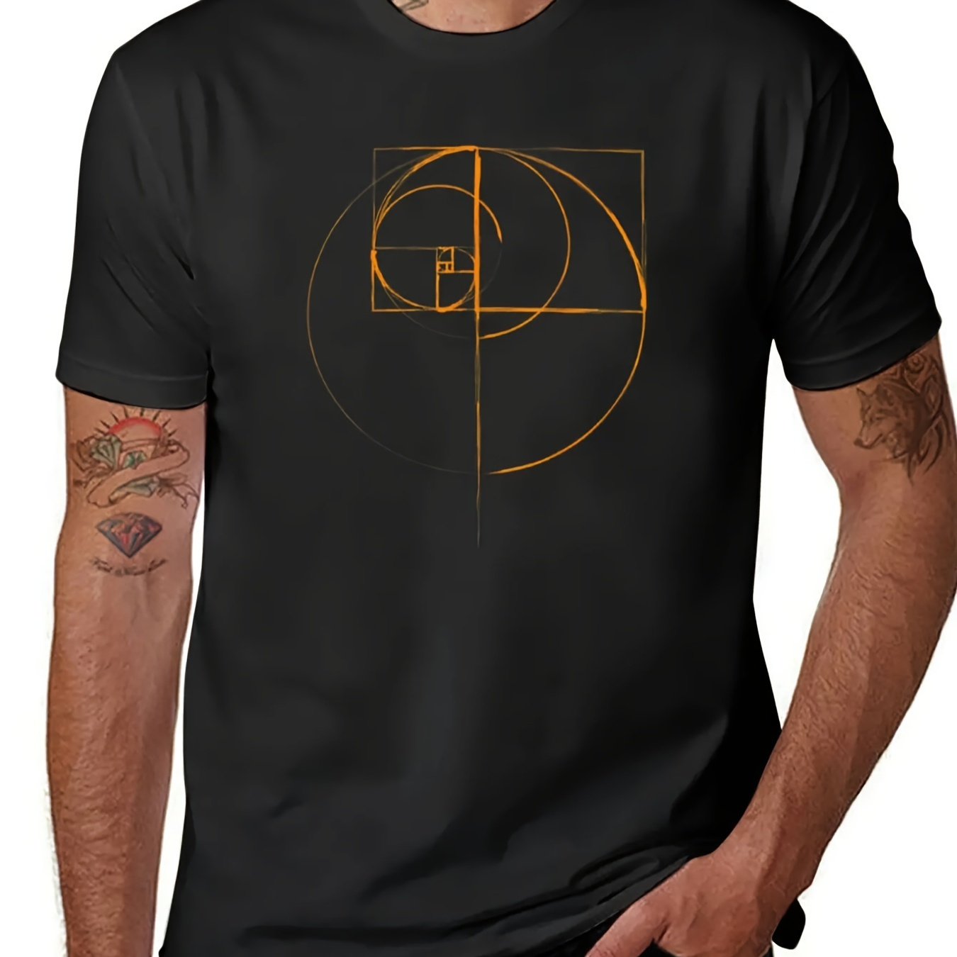 

Golden Ratio -shirt Sweat Anime Men Clothings Clothes Tshirts For Mens Designer Clothing. 220g