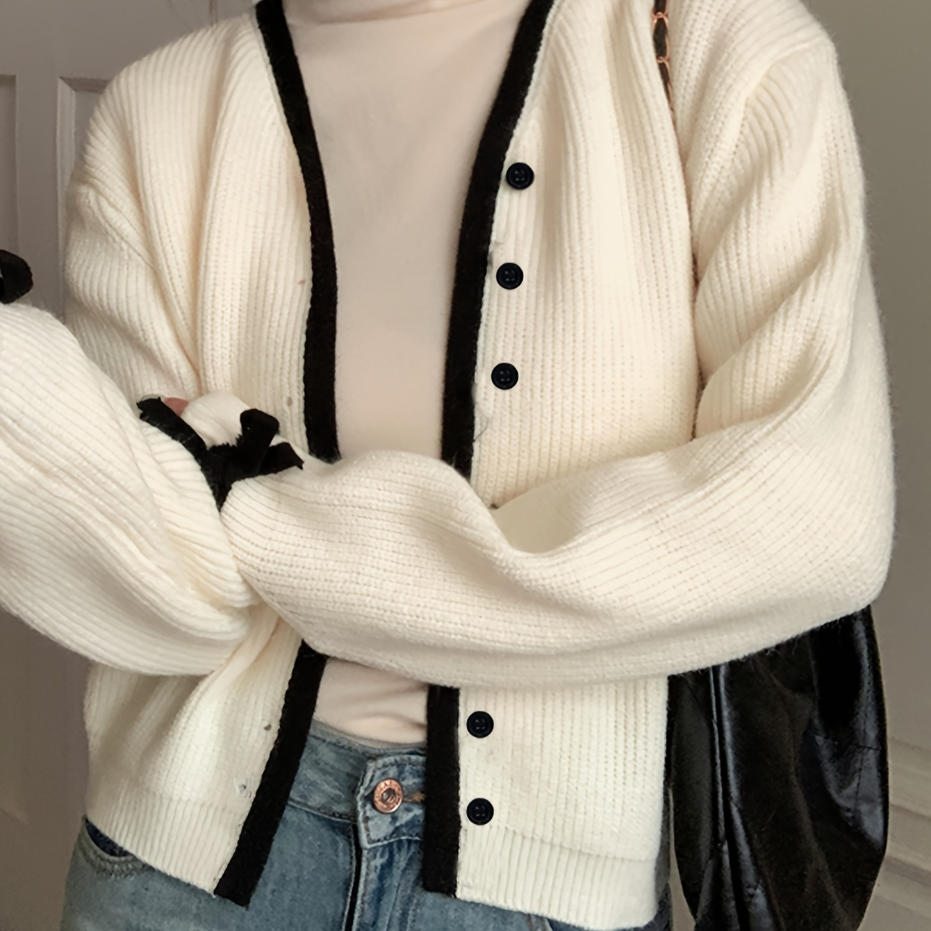 Since 1854 Contrast Trim Cardigan - Women - Ready-to-Wear