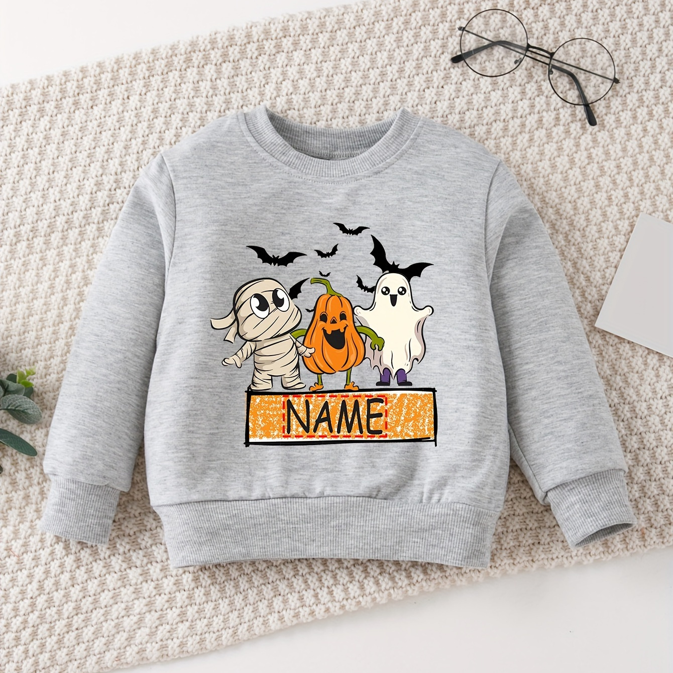 

Customizable Boys' Halloween Sweatshirt & - Polyester , , For Fall/ - Showtly