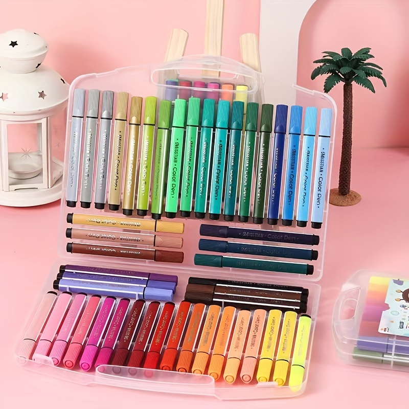 24pcs Drawing Diy Rainbow Four Color One Core Fun Pen Creative Children's  Coloring Stationery One Multi-color Pencil