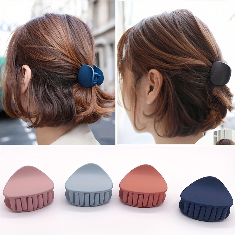 

1pc Minimalist Solid Hair Claw Mini Acrylic Banana Clip Cute Headwear Hair Styling Accessories