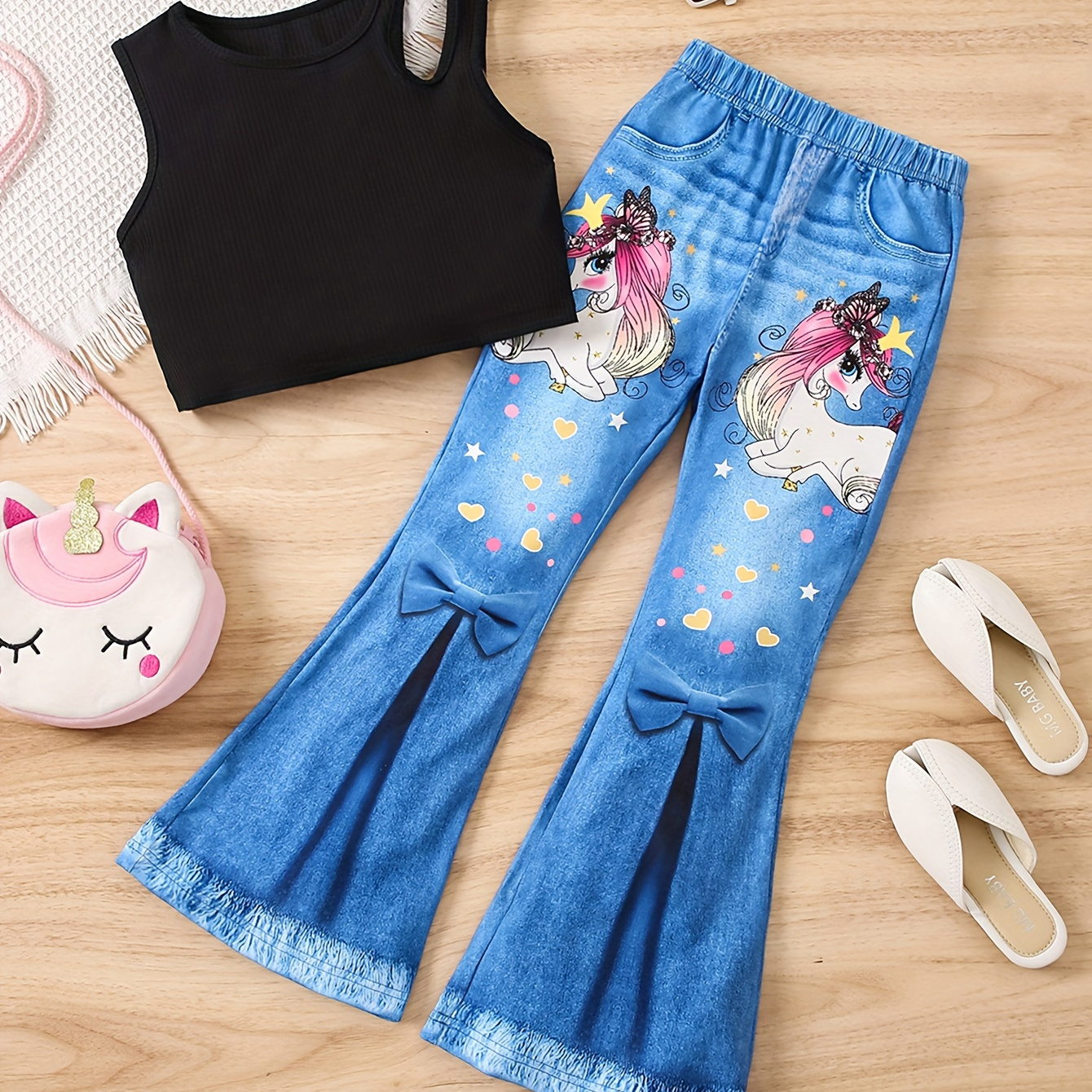 

2pcs + Unicorn Pattern Set For Fall Christmas