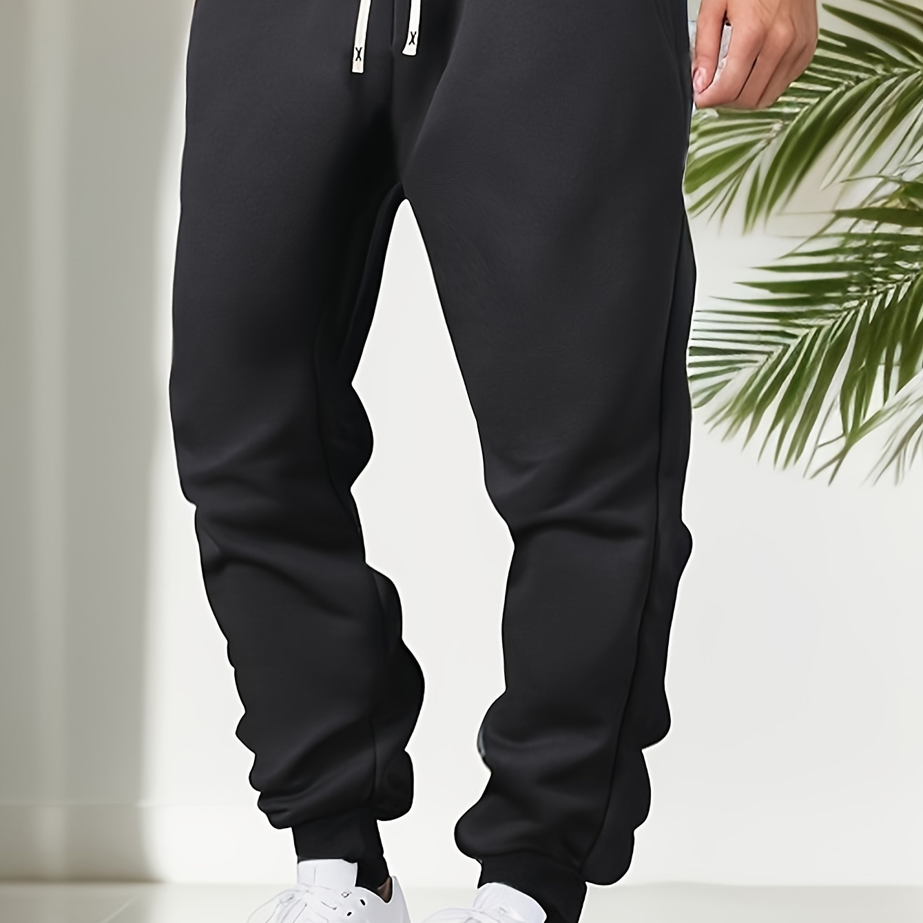 Drawstring Sweatpants Loose Fit Pants Men's Casual Joggers - Temu Austria