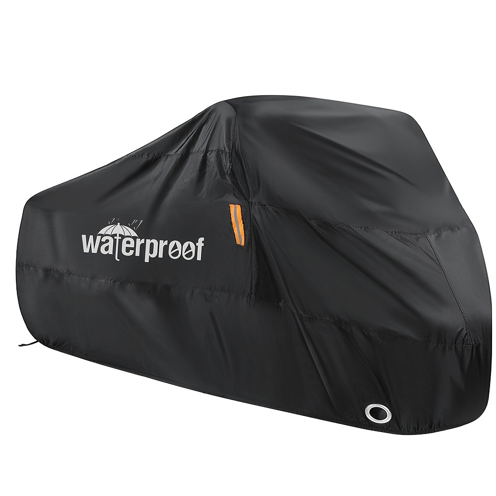 

Outdoor Bike Motorcycle Cover Waterproof Uv Protection Heavy-duty 210t Fabric With Lock Hole For Mtb Road Bikes Protection Case