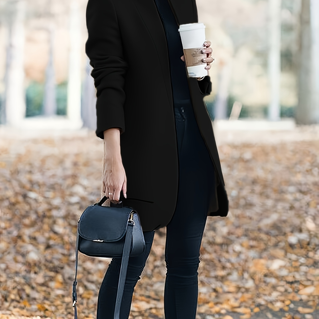 

Women' Coat With A Stand Collar, Solid Color, And Fitted Design.