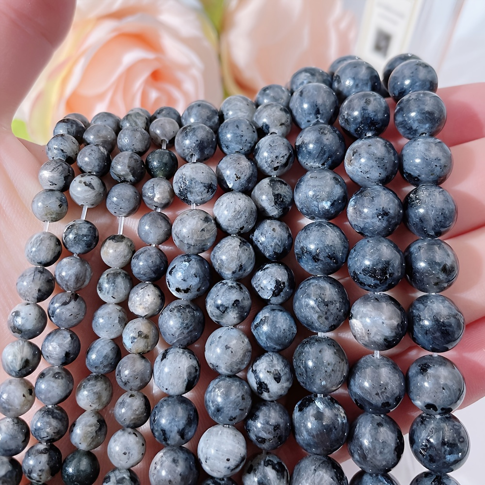 Black Onyx Gemstone Beads - 8mm round