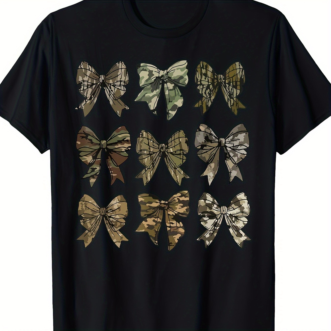 

Camo Coquette Bow Duck Hunt Duck Hunting For Men Women T-shirt-220g 100% Cotton