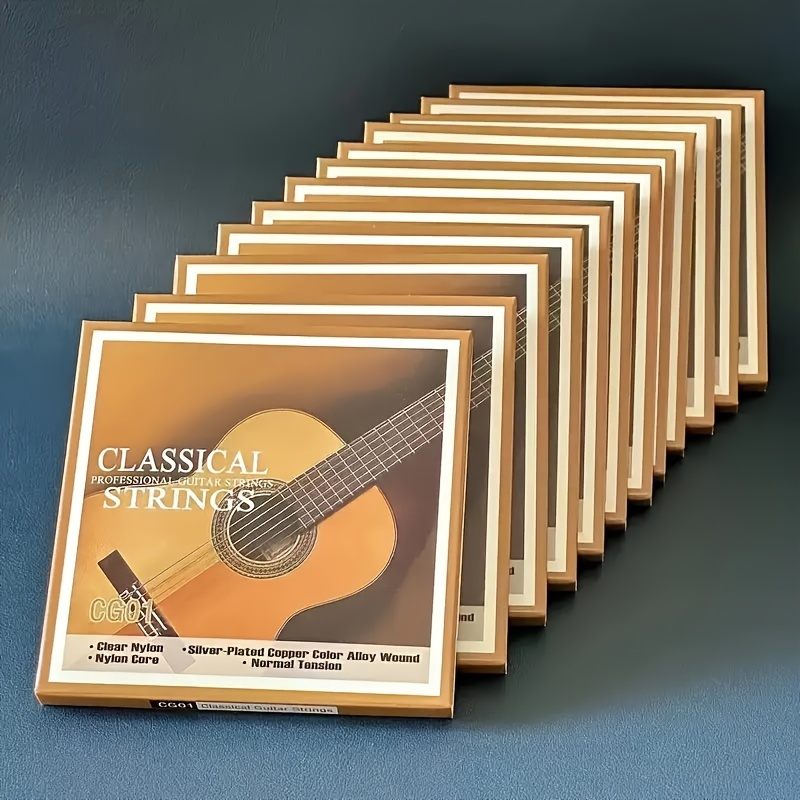 TEMU Single Packaged Classical Guitar Nylon Strings With Silver Plating From