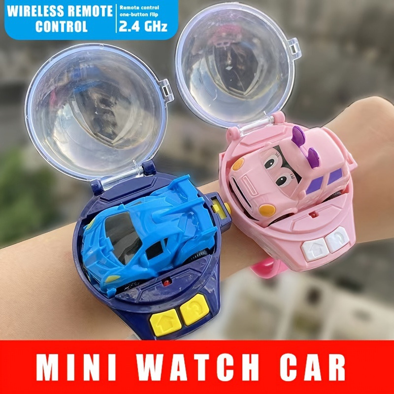 Kids Watch Remote Control Car Toy Boy Girl Gift Toy Cartoon Car