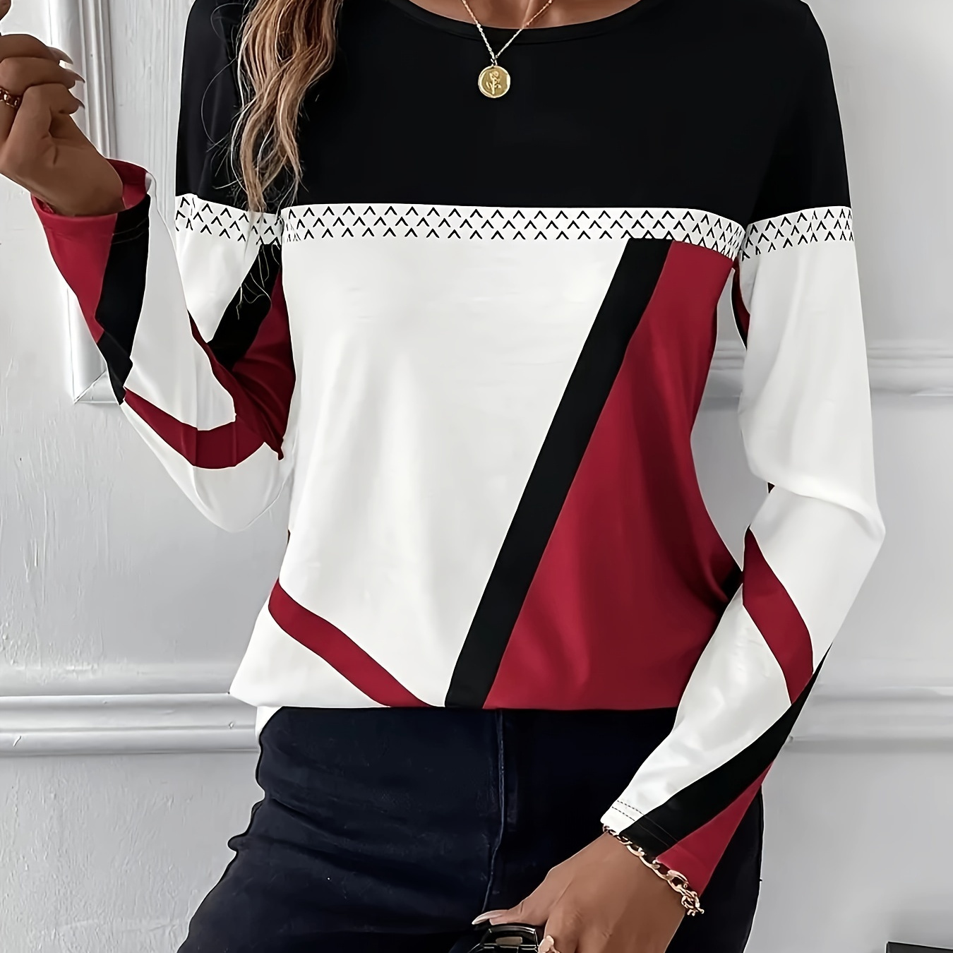 

Pullover Sweatshirt, Long Sweatshirt For Fall & , Women's Clothing