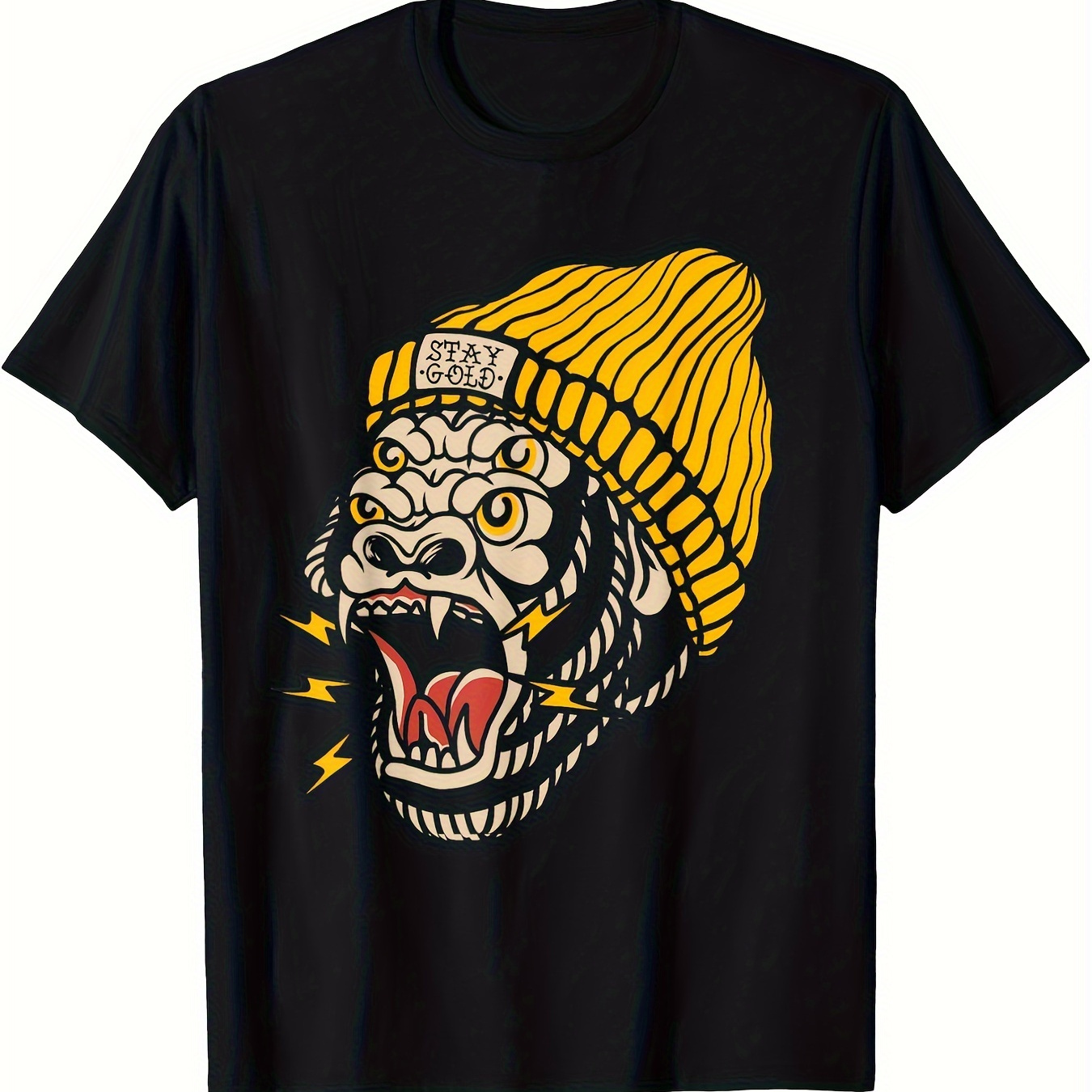 

Gorilla Inked Flash Old Traditional T-shirt, Men's T-shirt