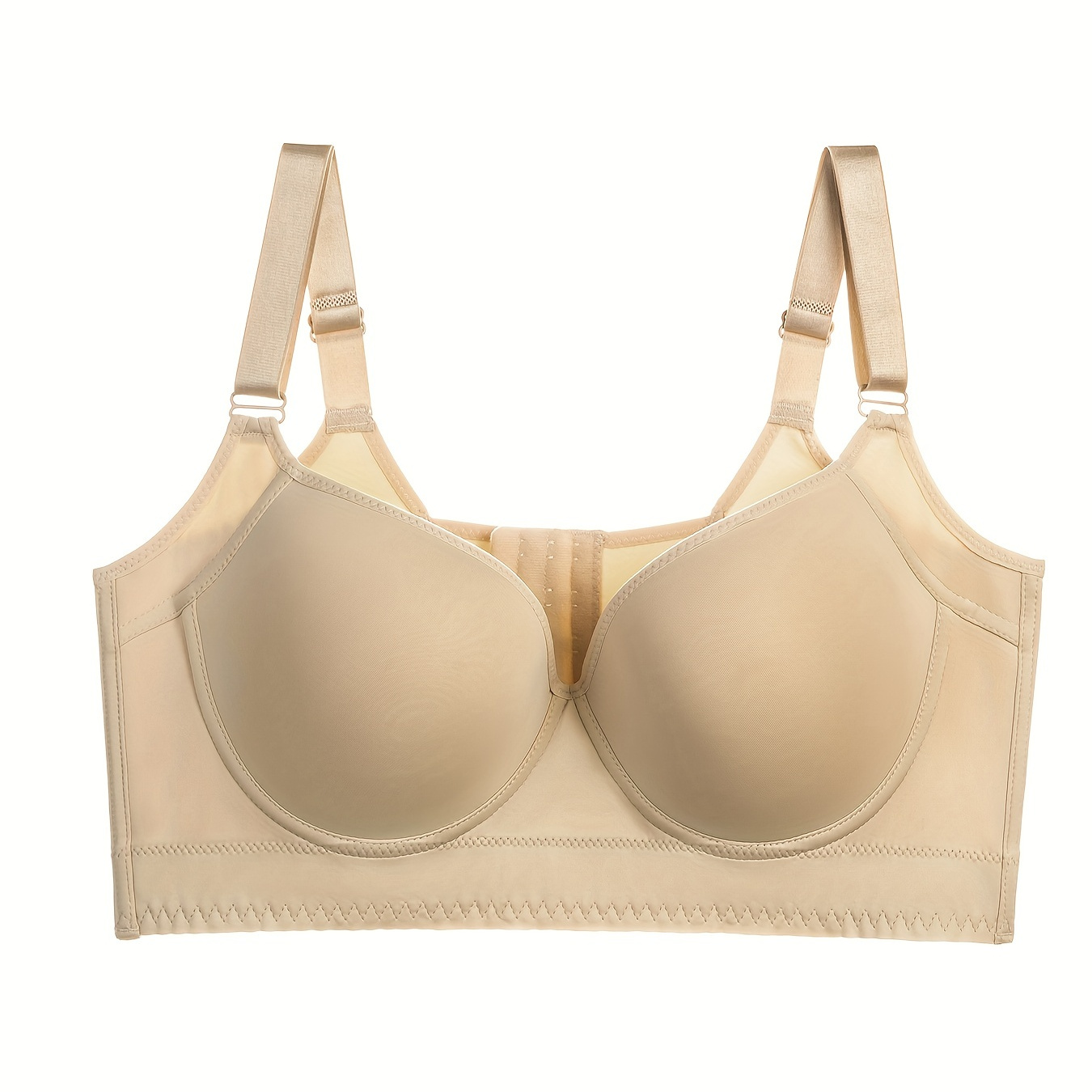 Simple Solid Seamless Bra Comfy Breathable Bra Women's - Temu