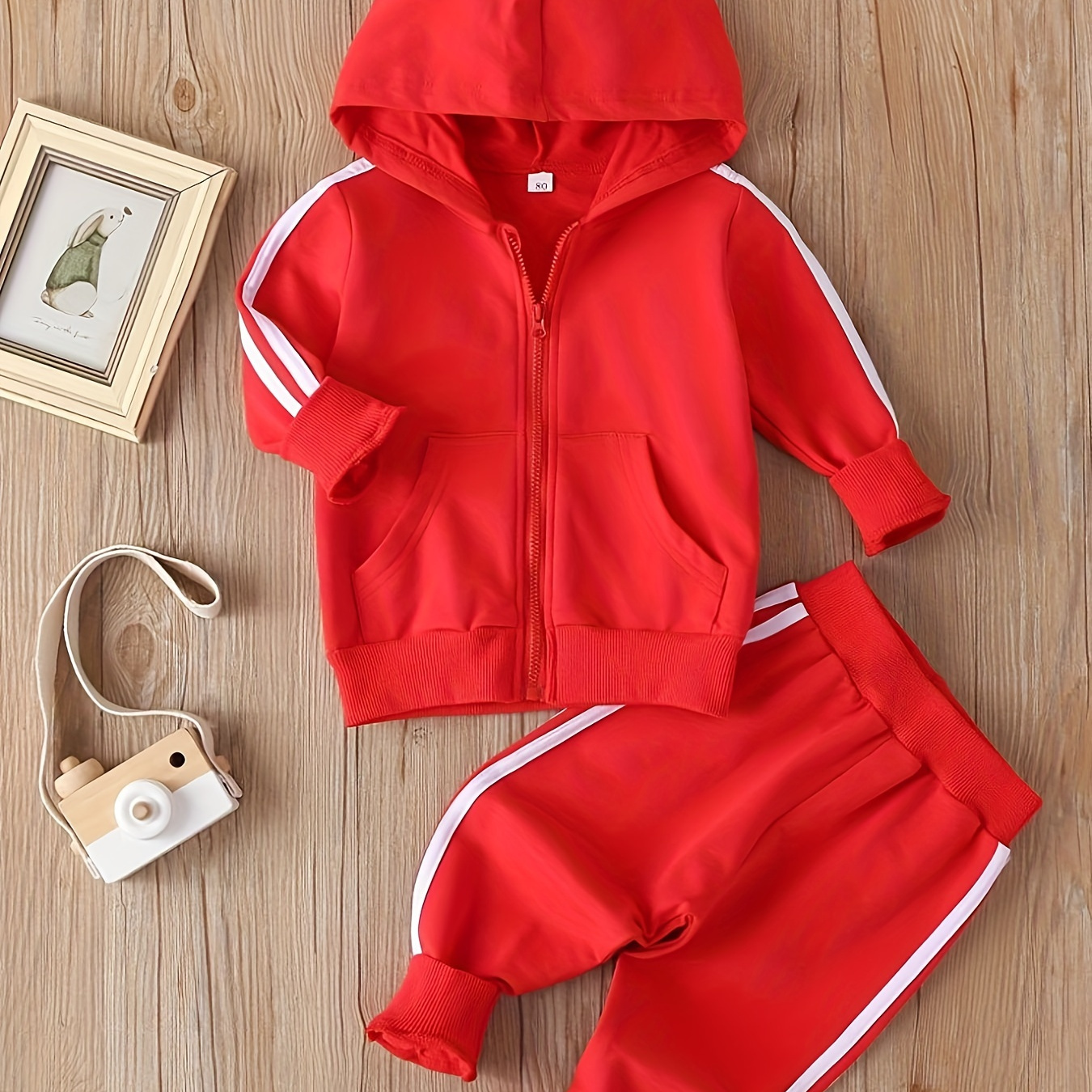 

New Spring Baby Casual Tracksuit Children Boy Girl Zipper Jacket Pants 2pcs/set Kids Leisure Sport Suit Infant Clothing