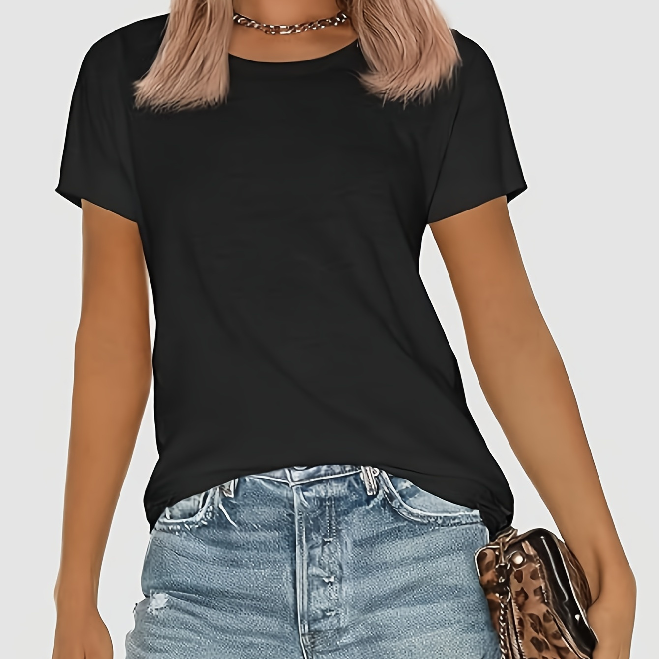 

Womens Sleeve Shirts Crewneck Tees Summer Clothes