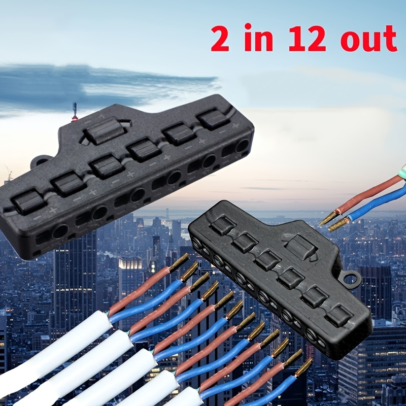 

High-quality Led Lighting Terminal Block Splitter - Connector Distribution Wiring Cable