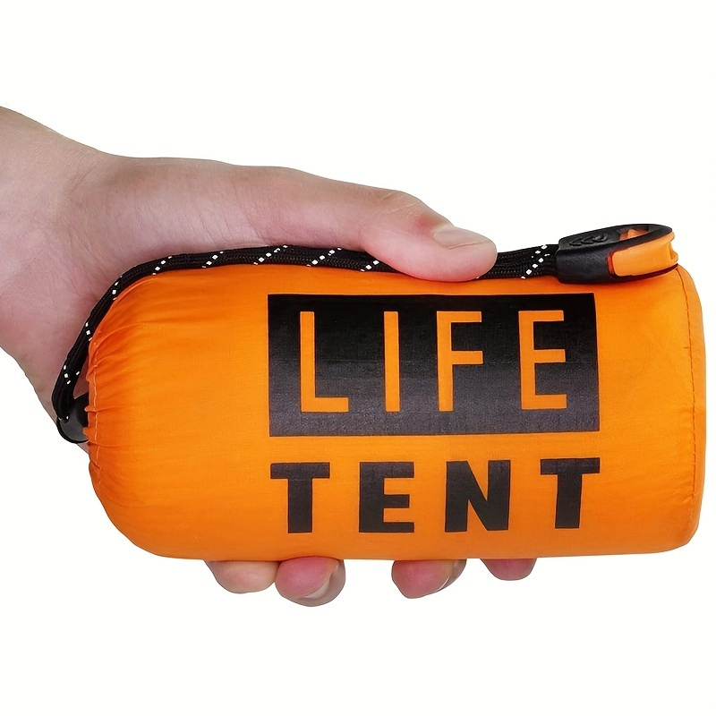 

Ultralight Emergency Survival Shelter: 2 Person Tent, Whistle & Thermal Blanket - Perfect For Camping, Hiking & Outdoor Adventure!
