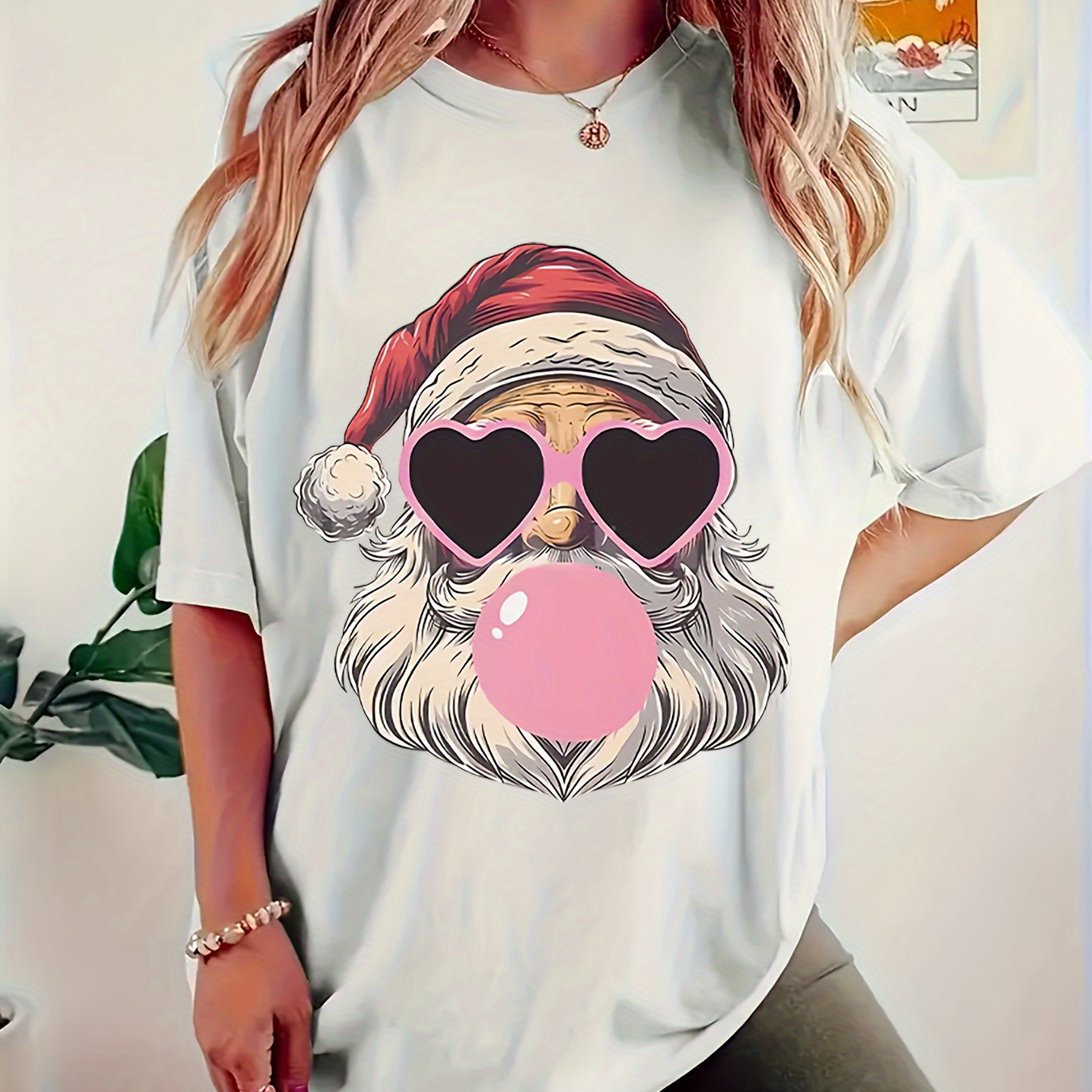 

's Plus Size Christmas Tee - , , , Washable - For & Summer