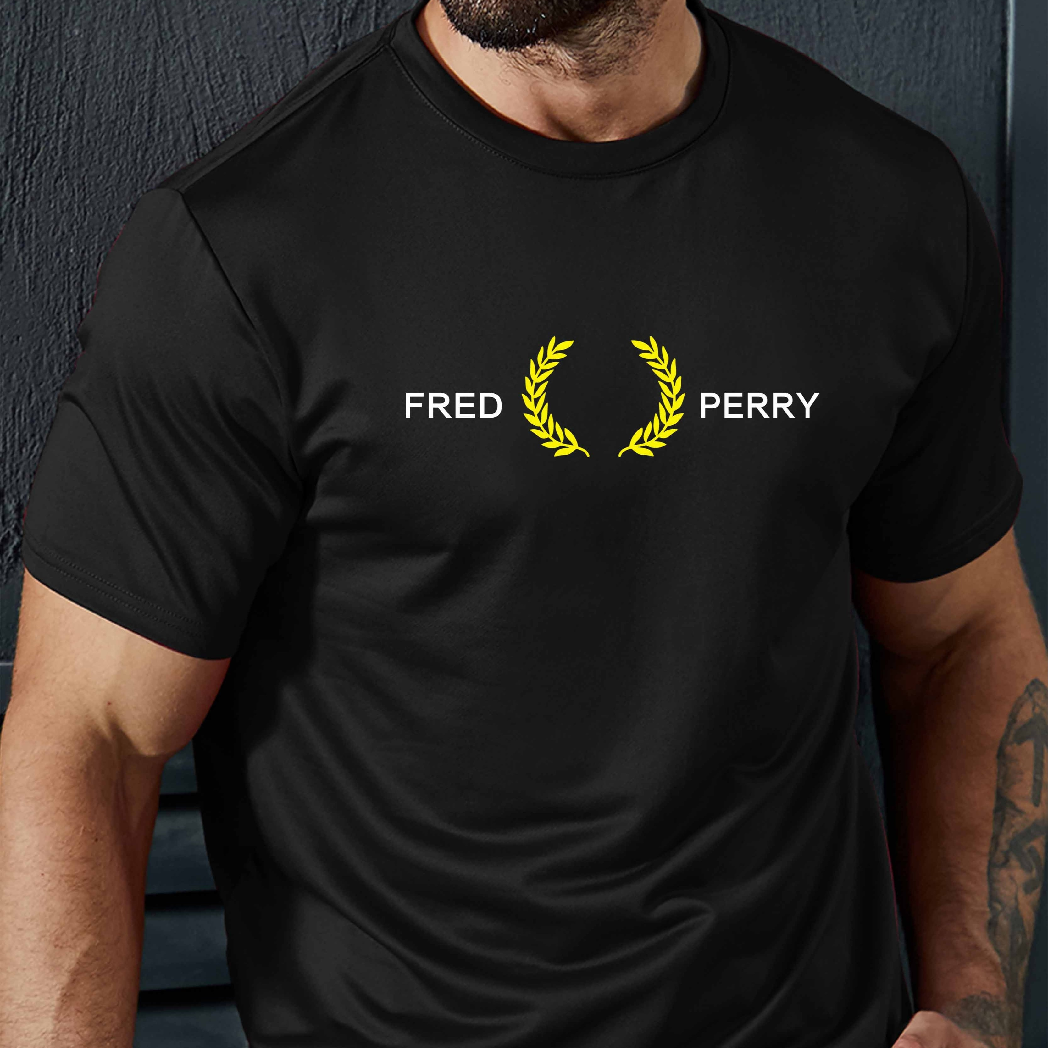 

Print Men's Short Sleeve T-shirts, Comfy Casual Elastic Crew Neck Tops For Men's Outdoor Activities