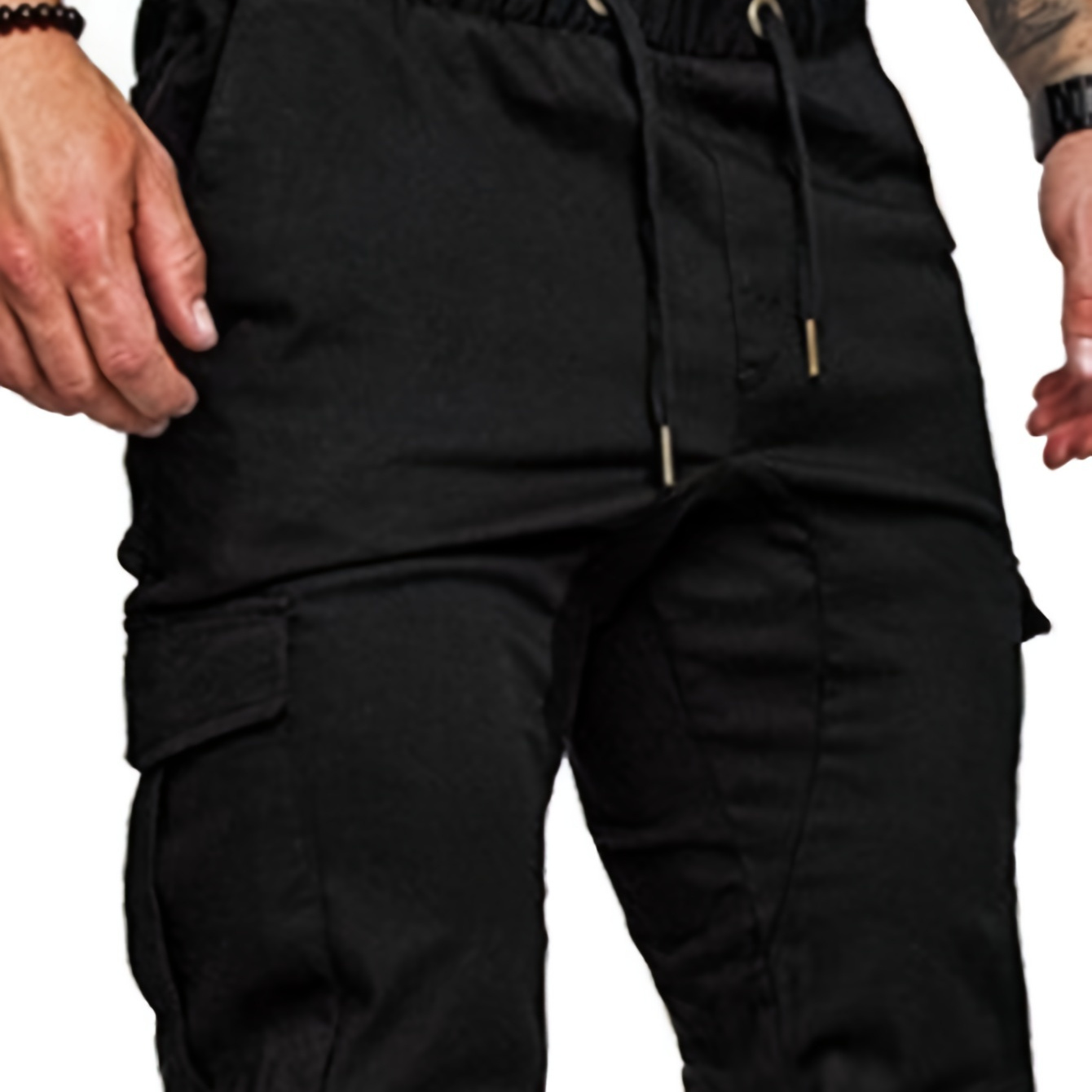 

Men's Solid Color Sports Shorts With Drawstring & Pockets, Lightweight Comfy Shorts For Summer Sport And Casual Wear