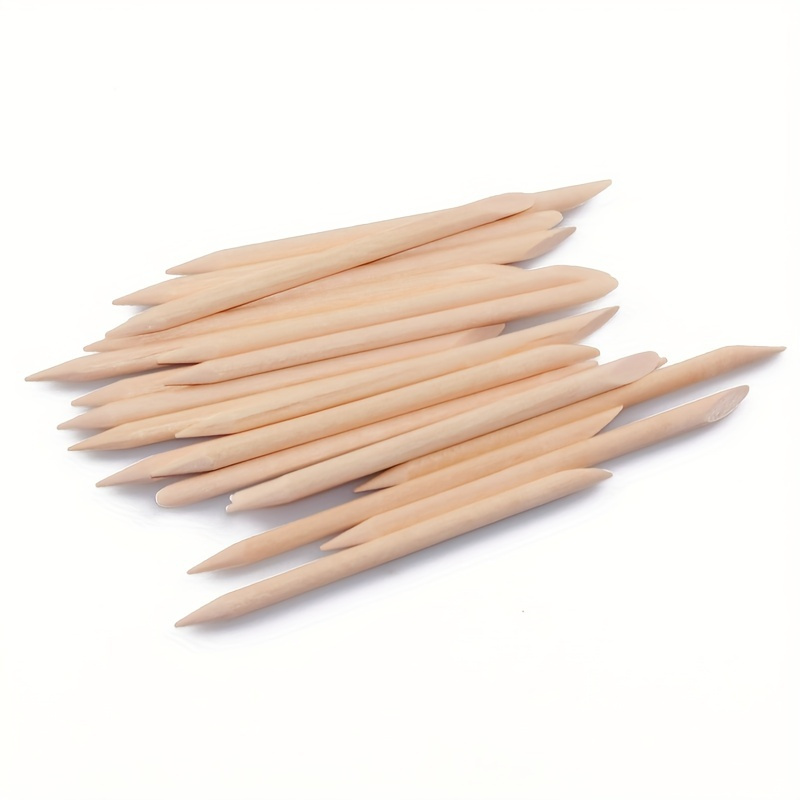 Disposable Wood Stick Wood Sticks Nail Art Cuticle - Temu