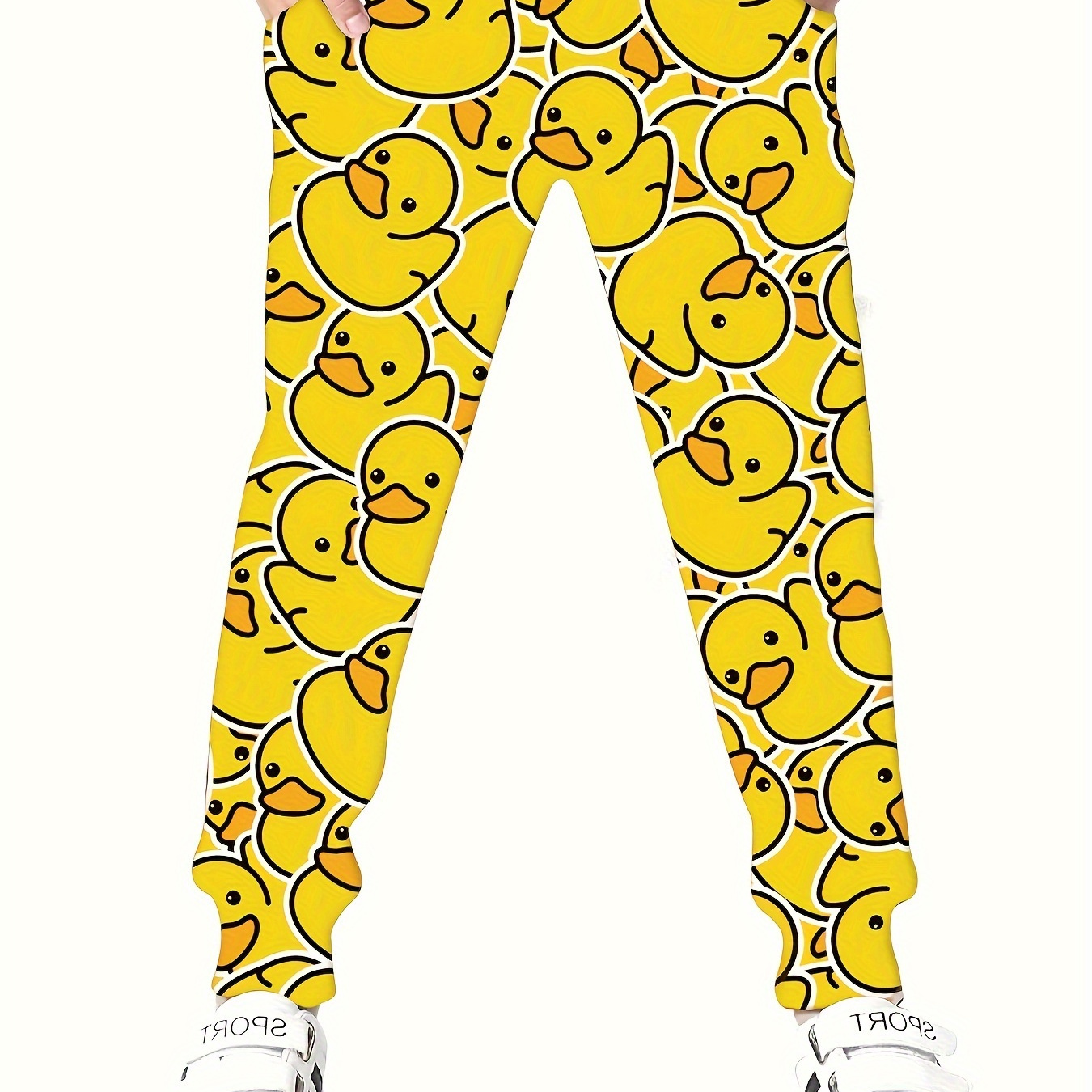 

Boy's Cartoon Duck Allover Print Sweatpants Elastic Waist Comfortable Jogger Sports Pants Boys Casual Active Sweatpants