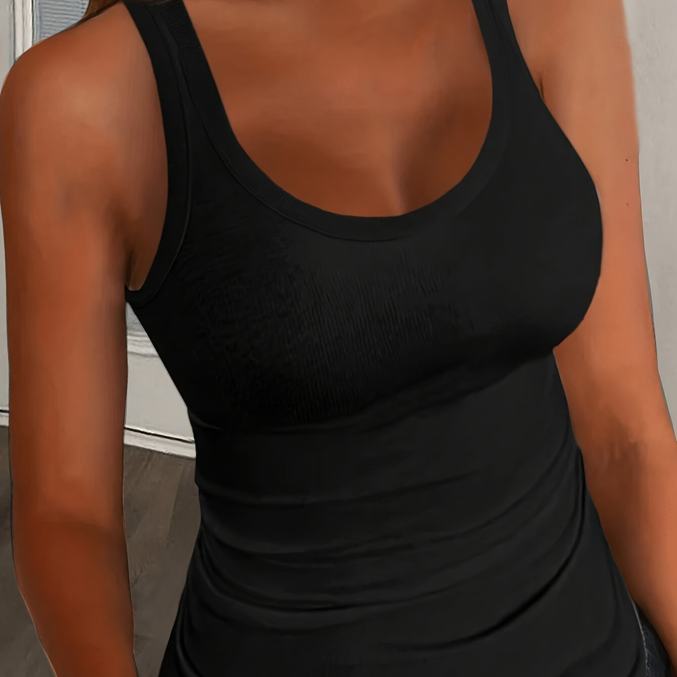 

Elegant Women's Top - Sleeveless, Stretchy Polyester , Machine Washable - All