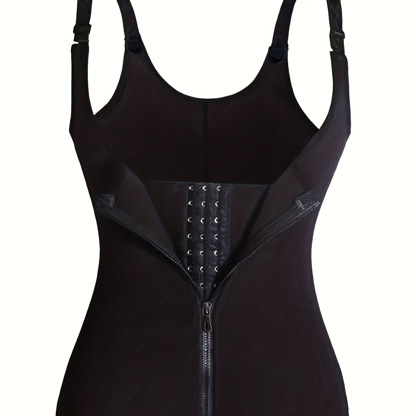 Double Compression Butt Lifting Shapewear Bodysuit, Breathable Flat