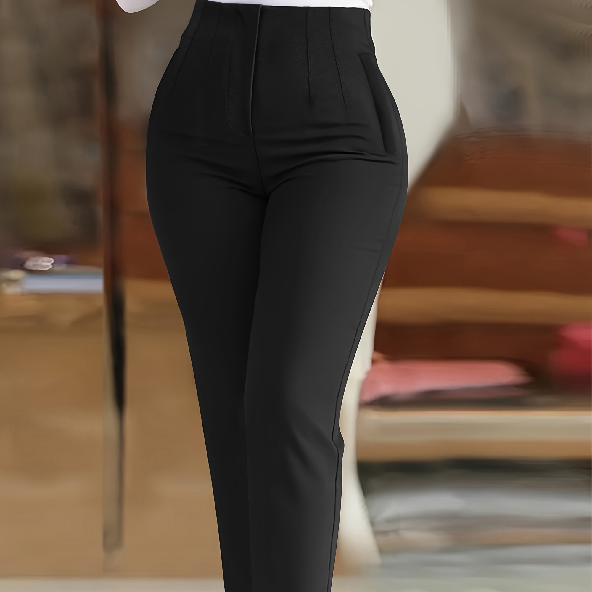 

Waist Tapered Pants For Women - Polyester , , , , All , Trousers