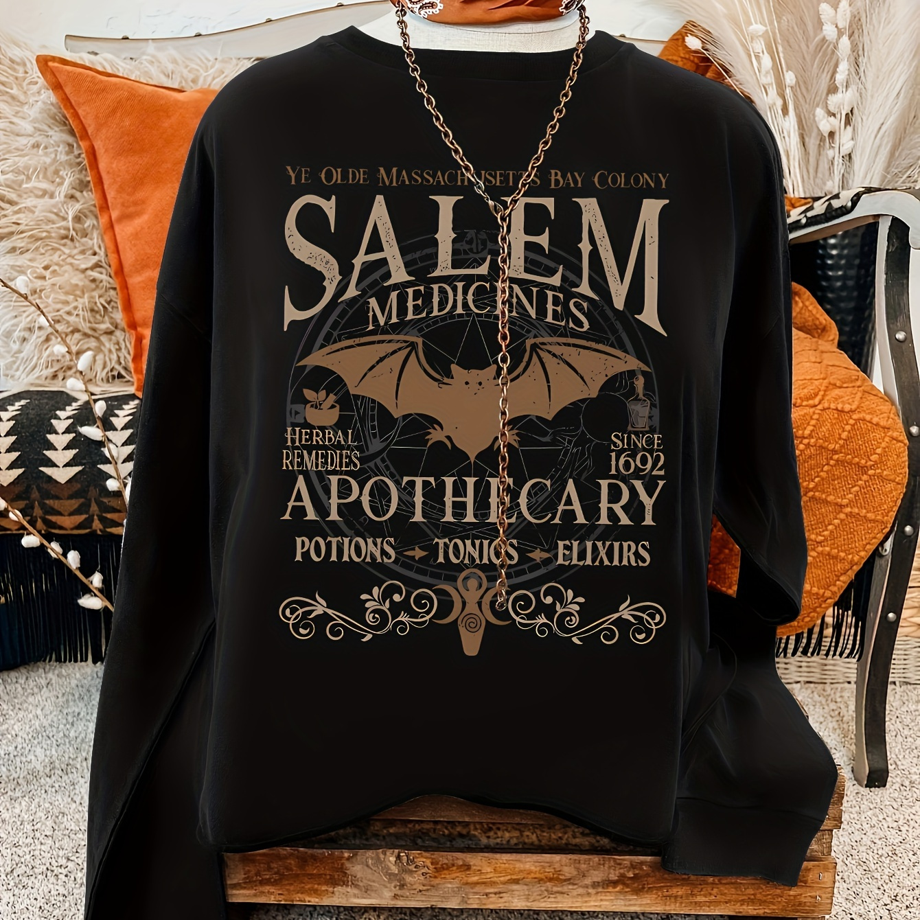 

's Letter Sweatshirt - , Washable, For & Fall