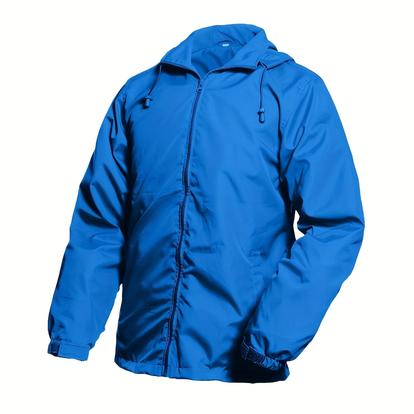 

Mens Lightweight Windbreaker Rain Jacket With Removable Hood