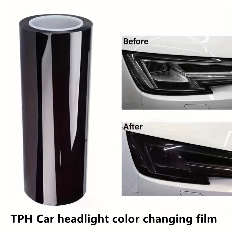 30x150cm Light Smoke Black Car Headlight Tail Light Tint Film