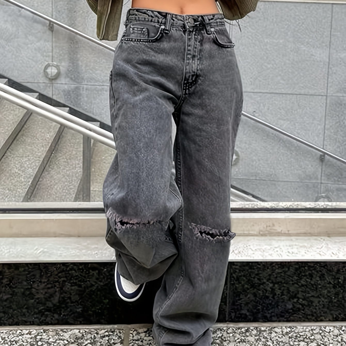 women's y2k vintage straight leg denim jeans no stretch pure