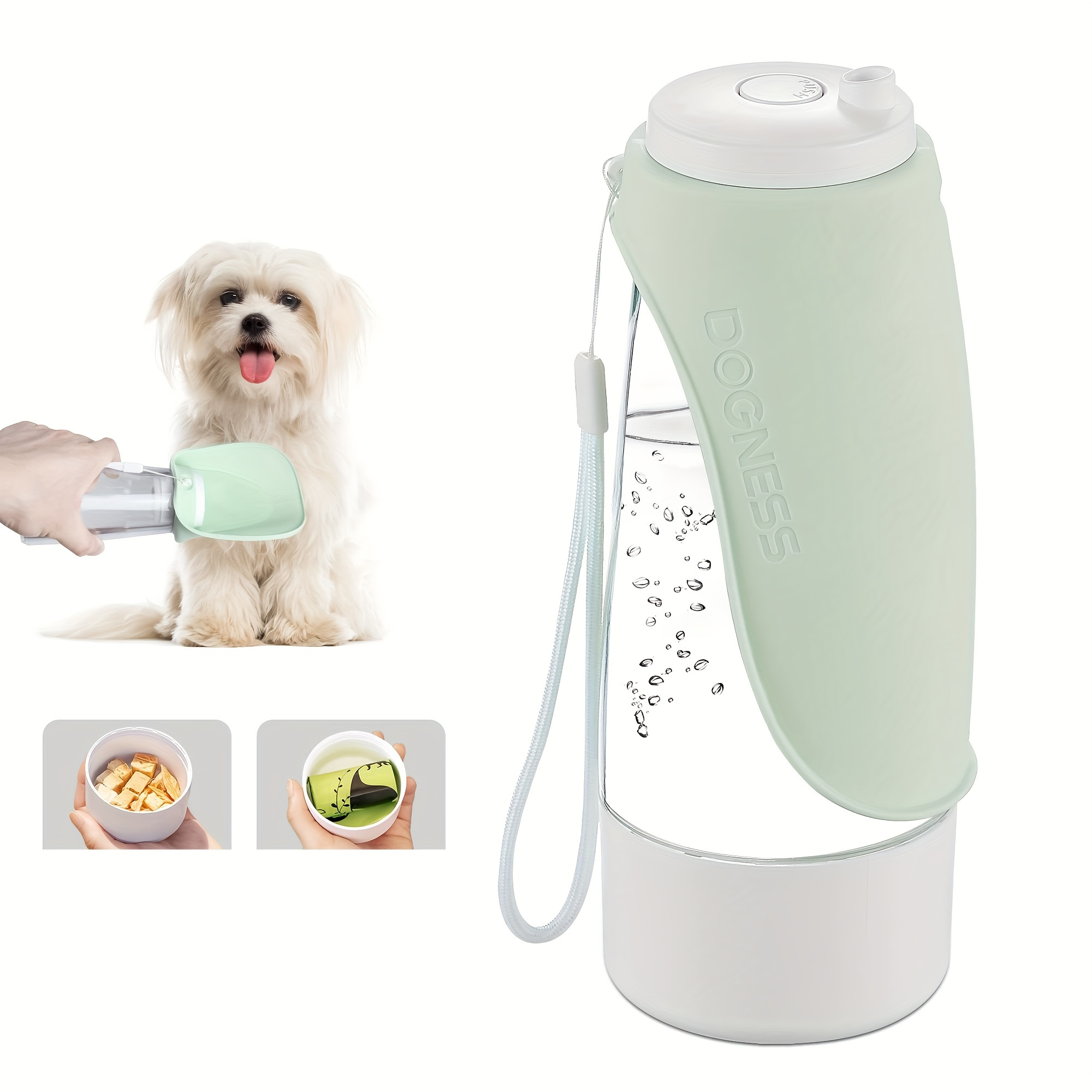 DOGNESS Portable Water Bottle for your Pet Leak Proof Travel Water Cup