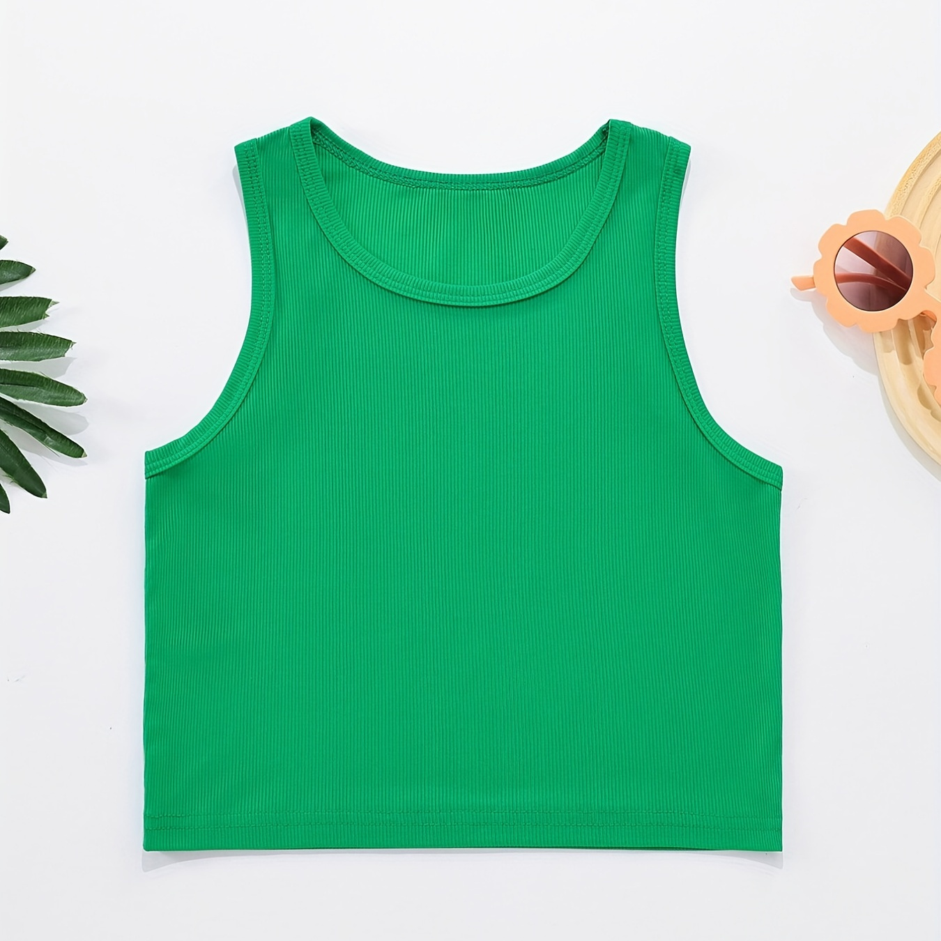 

Girls' Basic Casual Sports Tank Top For Yoga Running Training