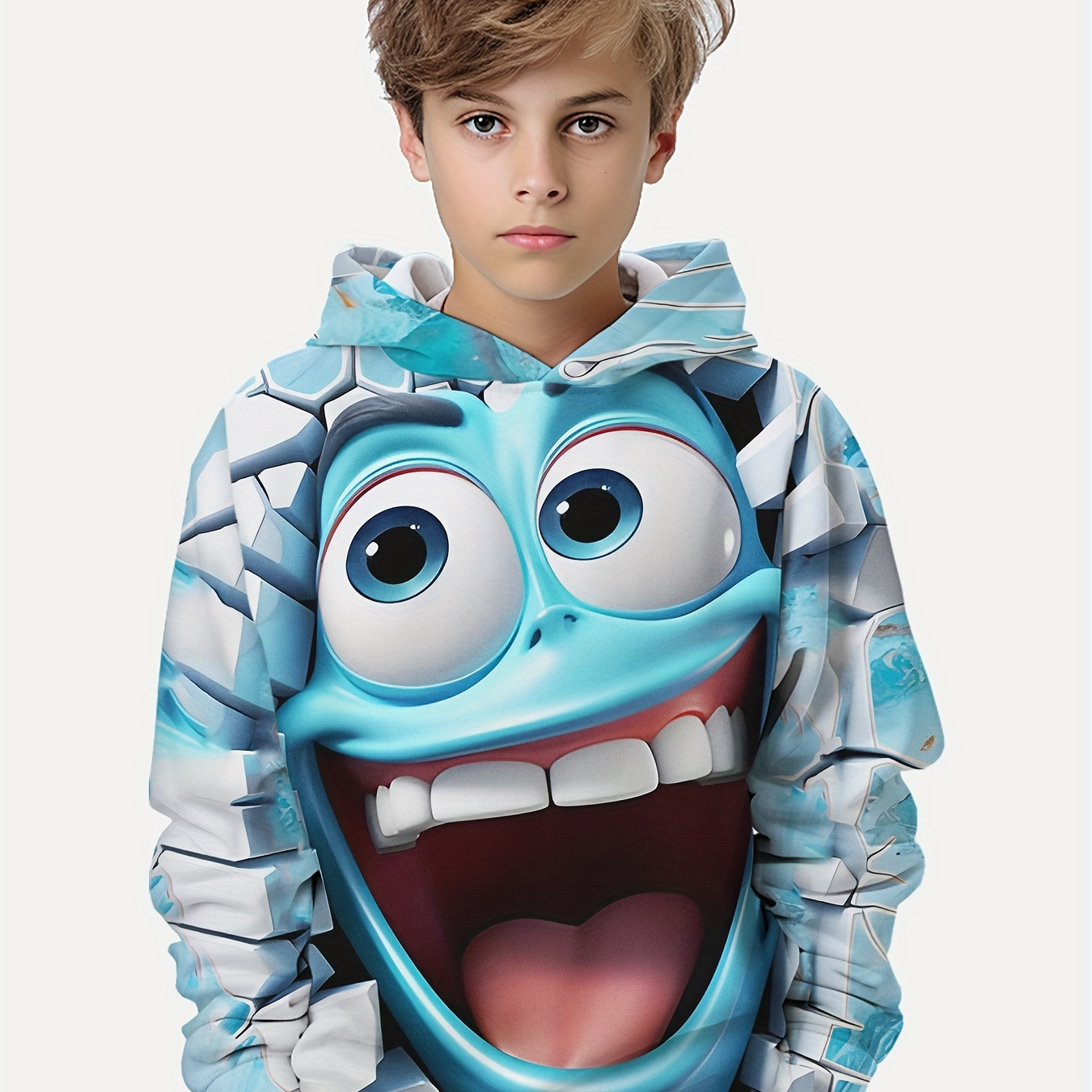 

Boys' Print - , Pullover Unique For - For /fall