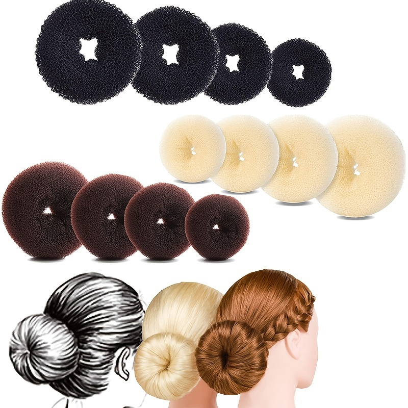 

Hair Bun Maker - Chignon Hair Donut Sock Bun Form For - Shape Short And Thin Hair With Ease