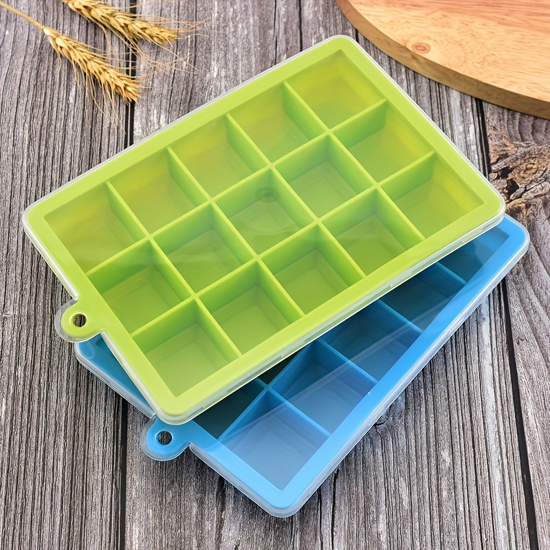 Silicone Mini Ice Cube Tray 126/160-Cavity Square Shape Ice Mold