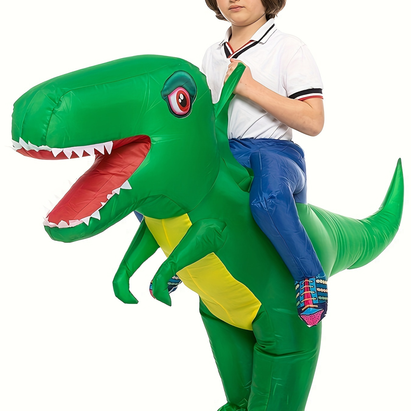 

Boys Inflatable Dinosaur Clothing For Kids, Funny Blow Up T-rex Dino Clothing For Halloween