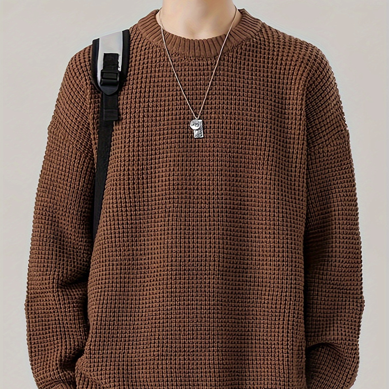 Oversized knit outlet men