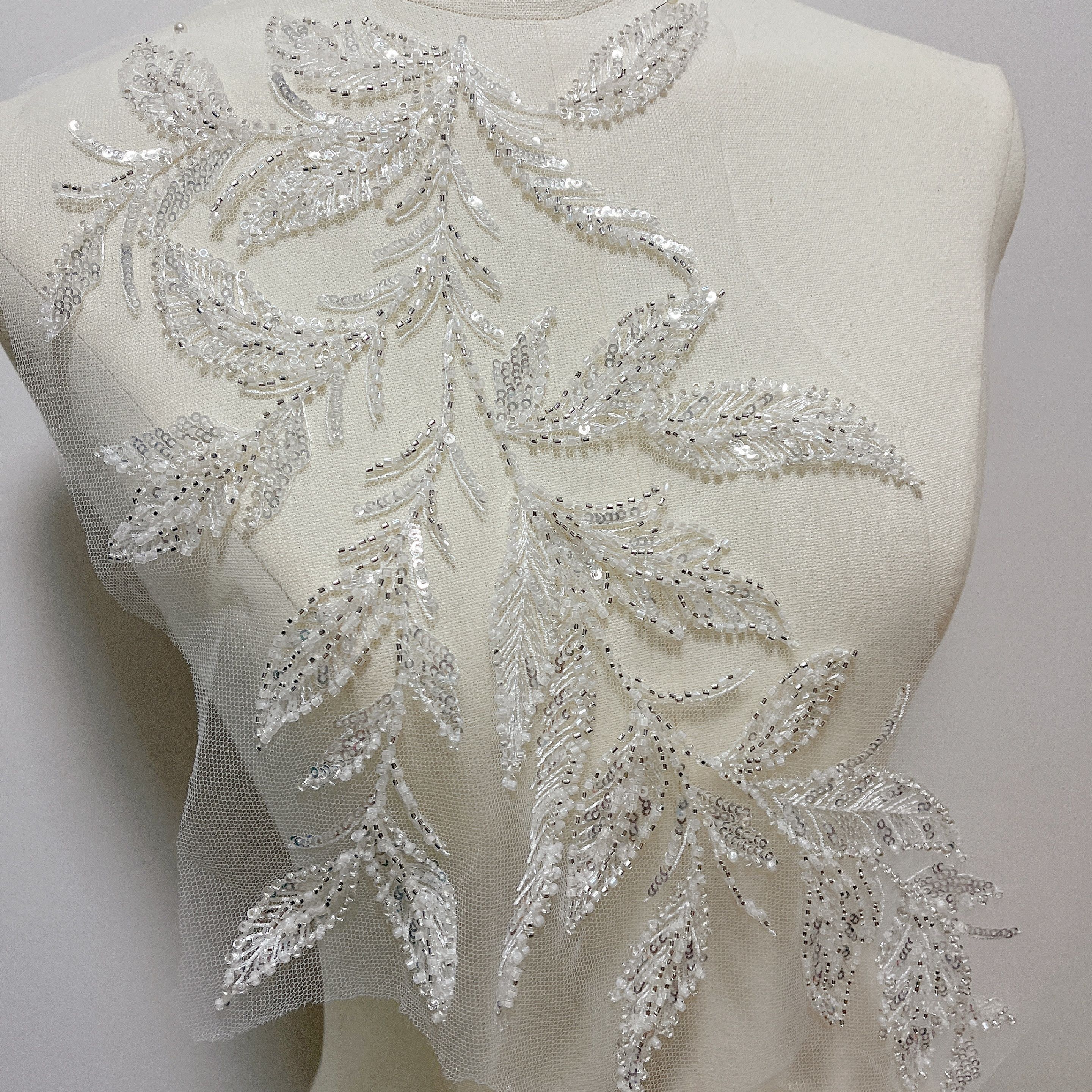 Sequins Golden Lace Embroidery Flower Leaves Patch Wedding - Temu