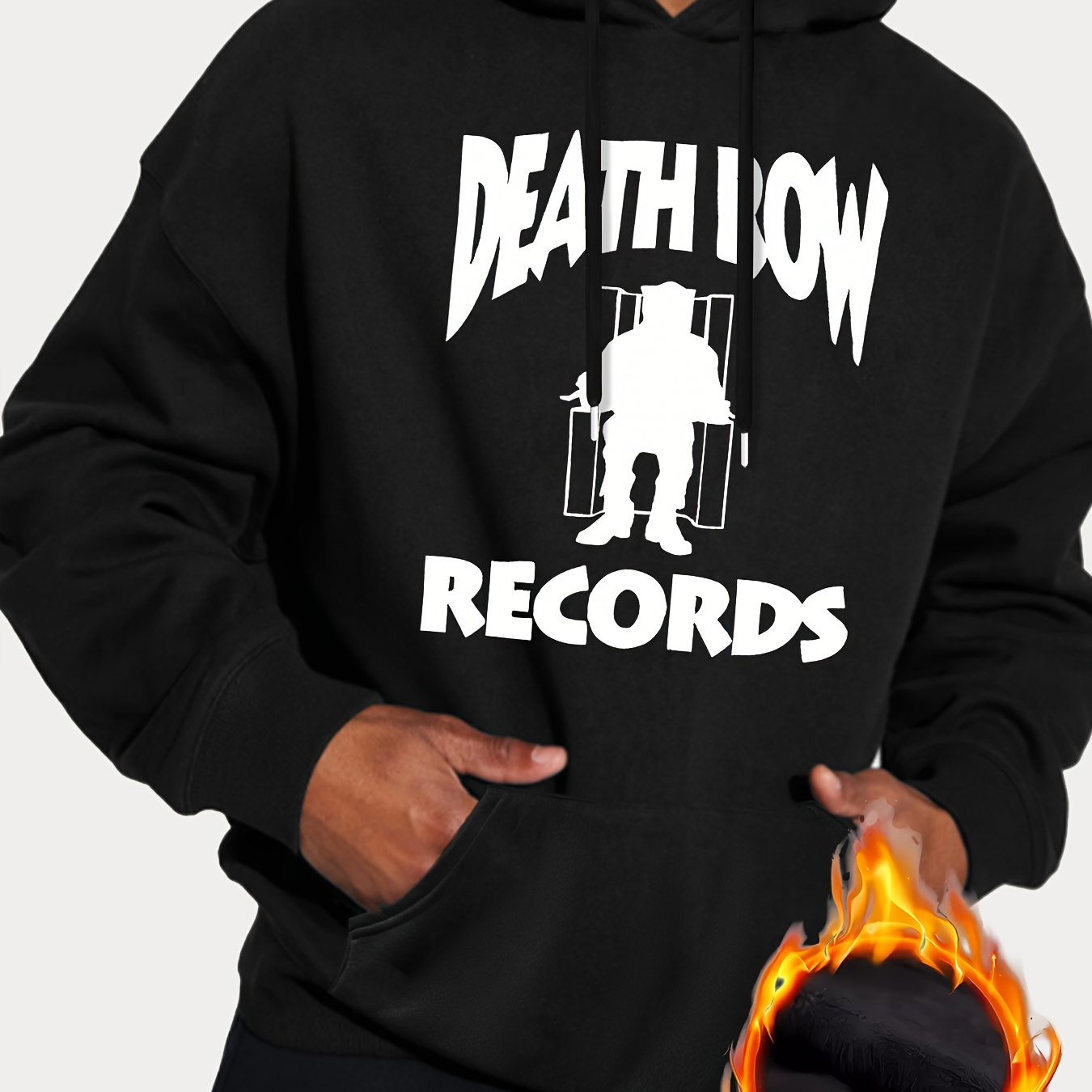 

DEATH DOW Imprimer Kangaroo Pocket Hoodie, Sweat À Capuche À Manches Longues Décontracté, Pull Molletonné, Vêtements Pour Hommes, Pour L'automne Et L'hiver