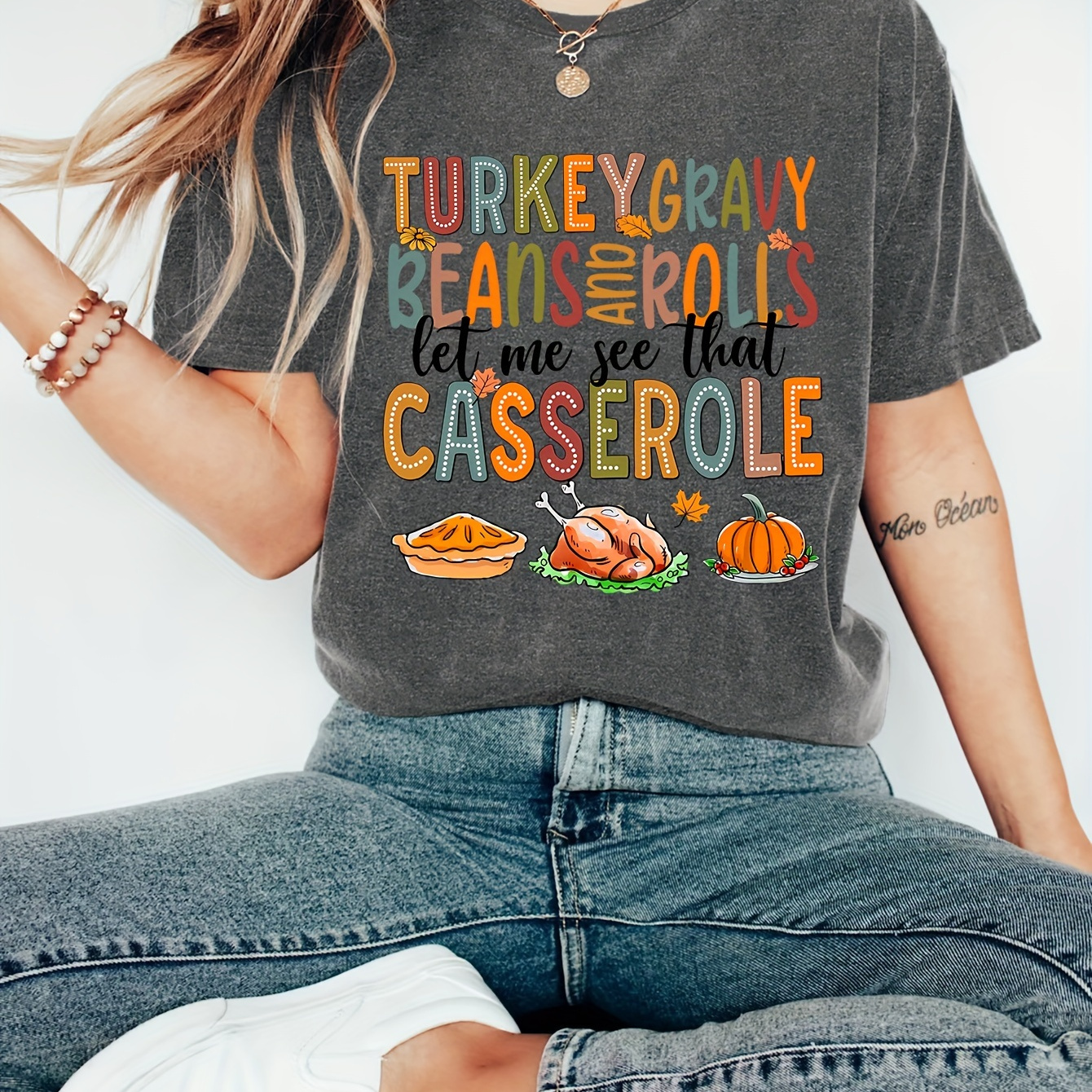 

Women's Graphic Tee - , Sleeve Top For & Summer, Polyester