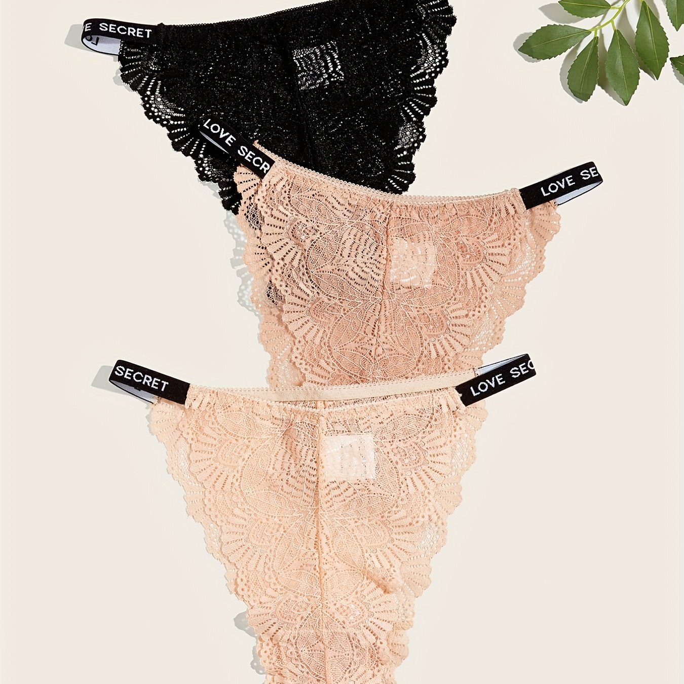 Floral Lace Thongs Breathable Comfy Intimates Panties - Temu