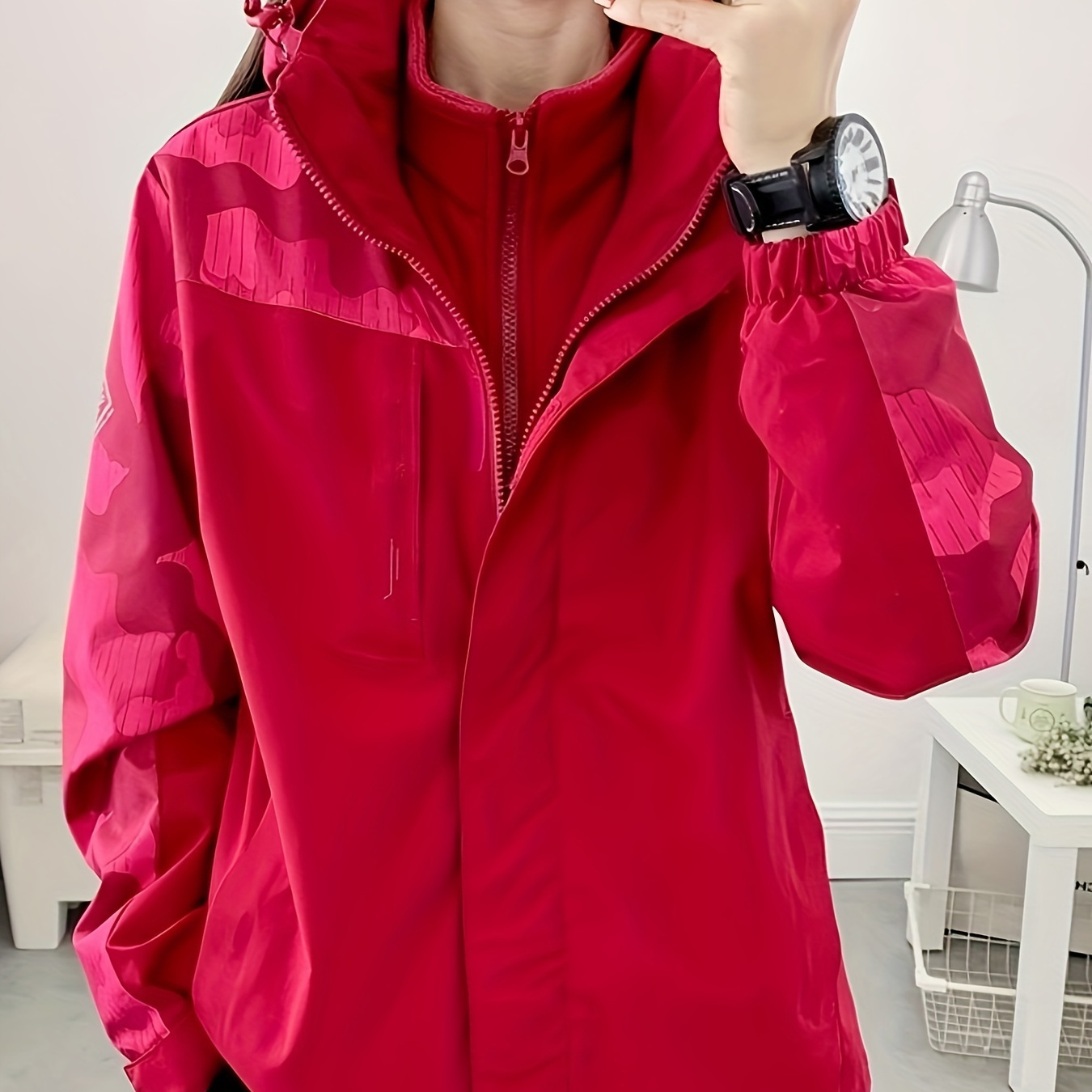 3 in 1 Waterproof Removable Liner Sporty Jacket Long Sleeves