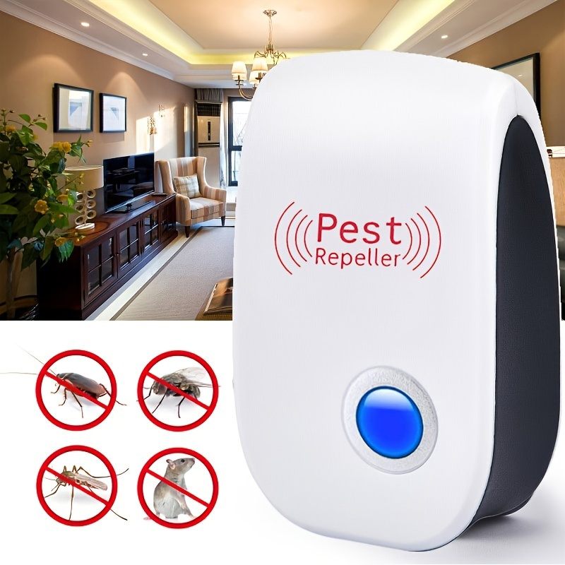 Keep Pests Away with this Ultrasonic Insect Repeller - Perfect for Home, Kitchen, Office, Hotel & Warehouse