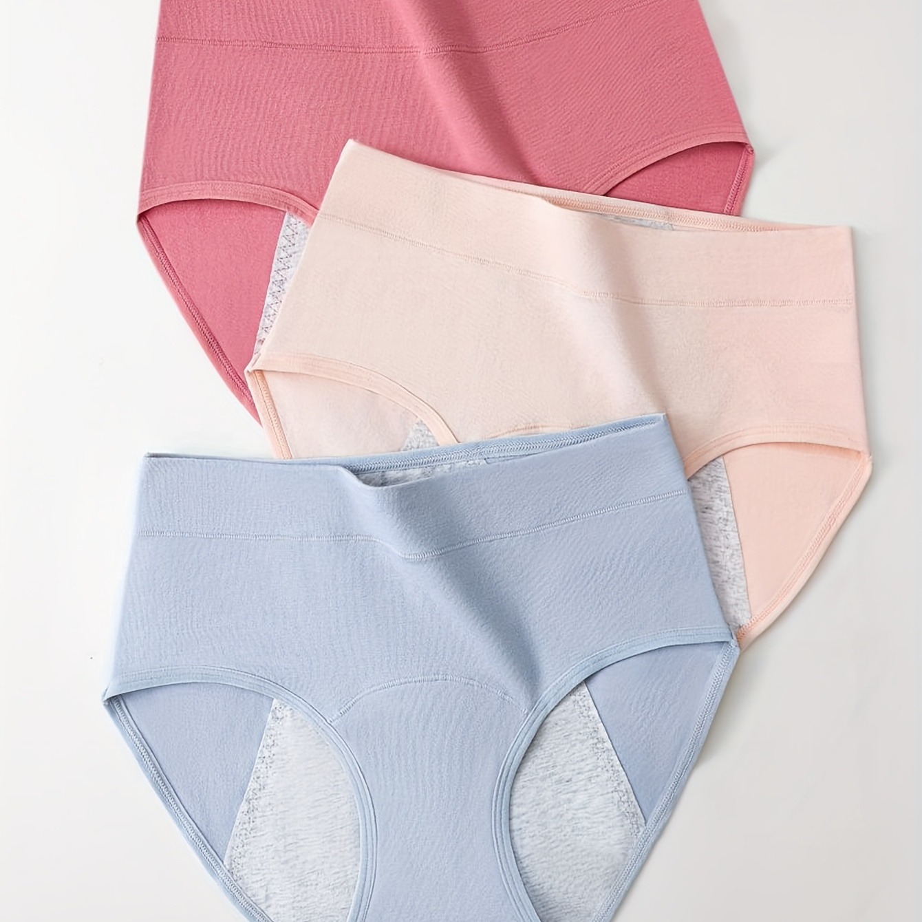 

Culottes menstruelles pour femmes, culottes de sécurité taille haute, anti-fuites latérales, absorbantes, respirantes et confortables