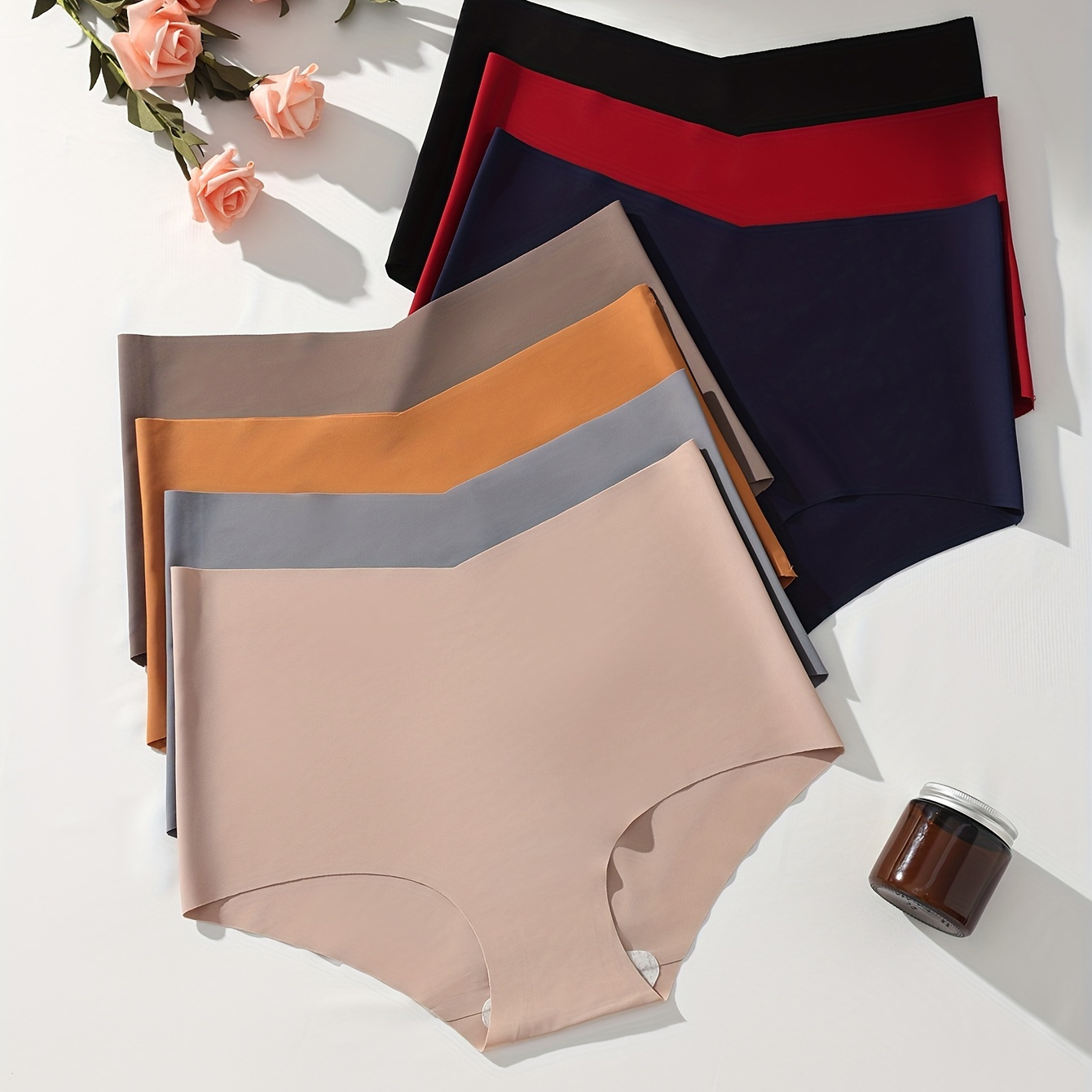 

-waist Panties For 7- - Polyamide And Elastane , , , Lined Briefs