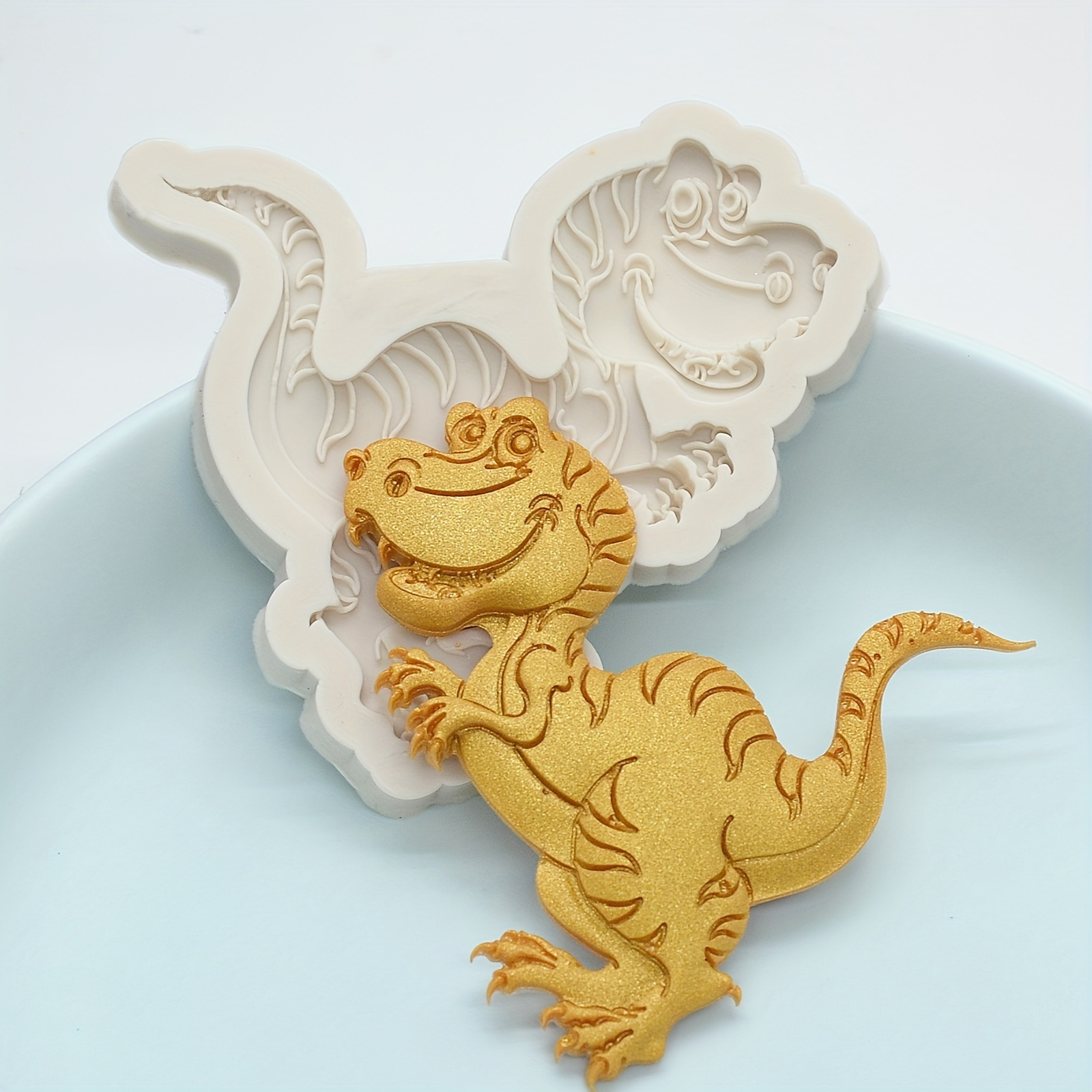 Silicone Mold Dinosaur Silicone Molds For Cartoon Animal - Temu