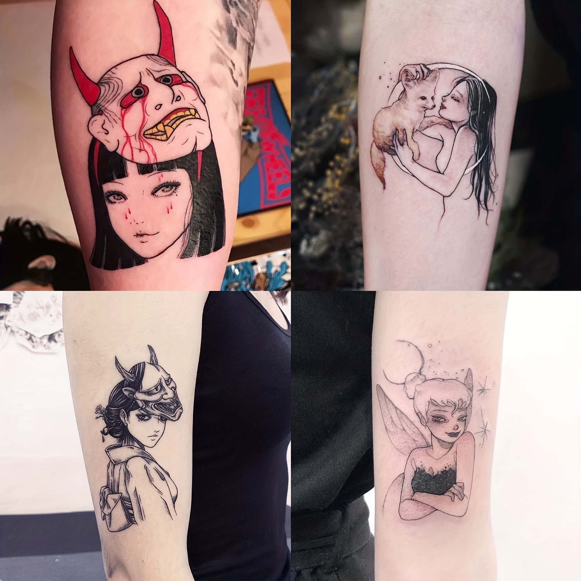 1-3 pçs anime tatuagens temporárias à prova dwaterproof água dos